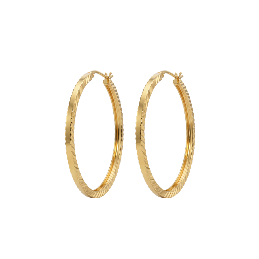 22K Emory Gold Earring
