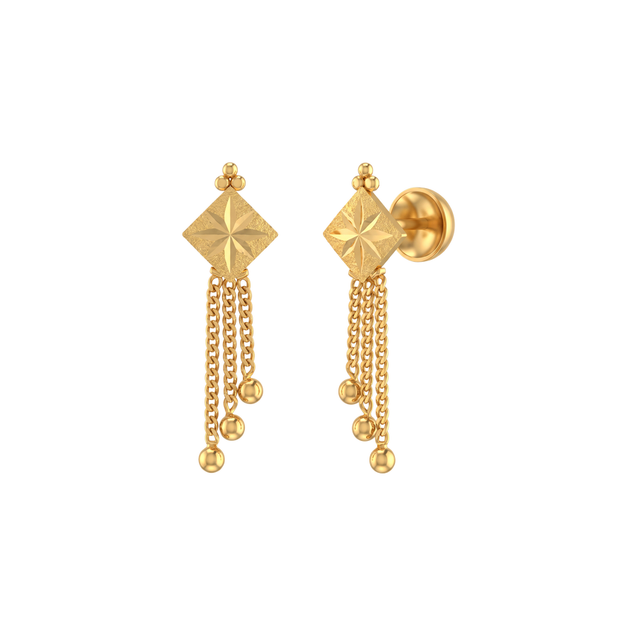 22K Nina Gold Earring