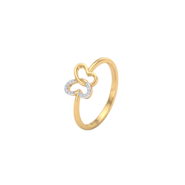 18K Gian Diamond Gold Ring