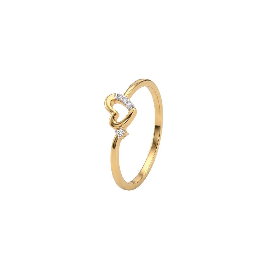 18K Ozzy Diamond Gold Ring
