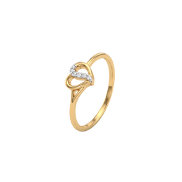 18K Alaina Diamond Gold Ring