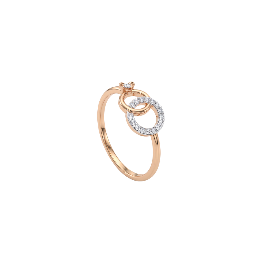 18K Gigi Diamond Gold Ring