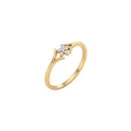 18K Keziah Diamond Gold Ring