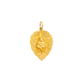 22K  Krishna Leaf Gold Pendant