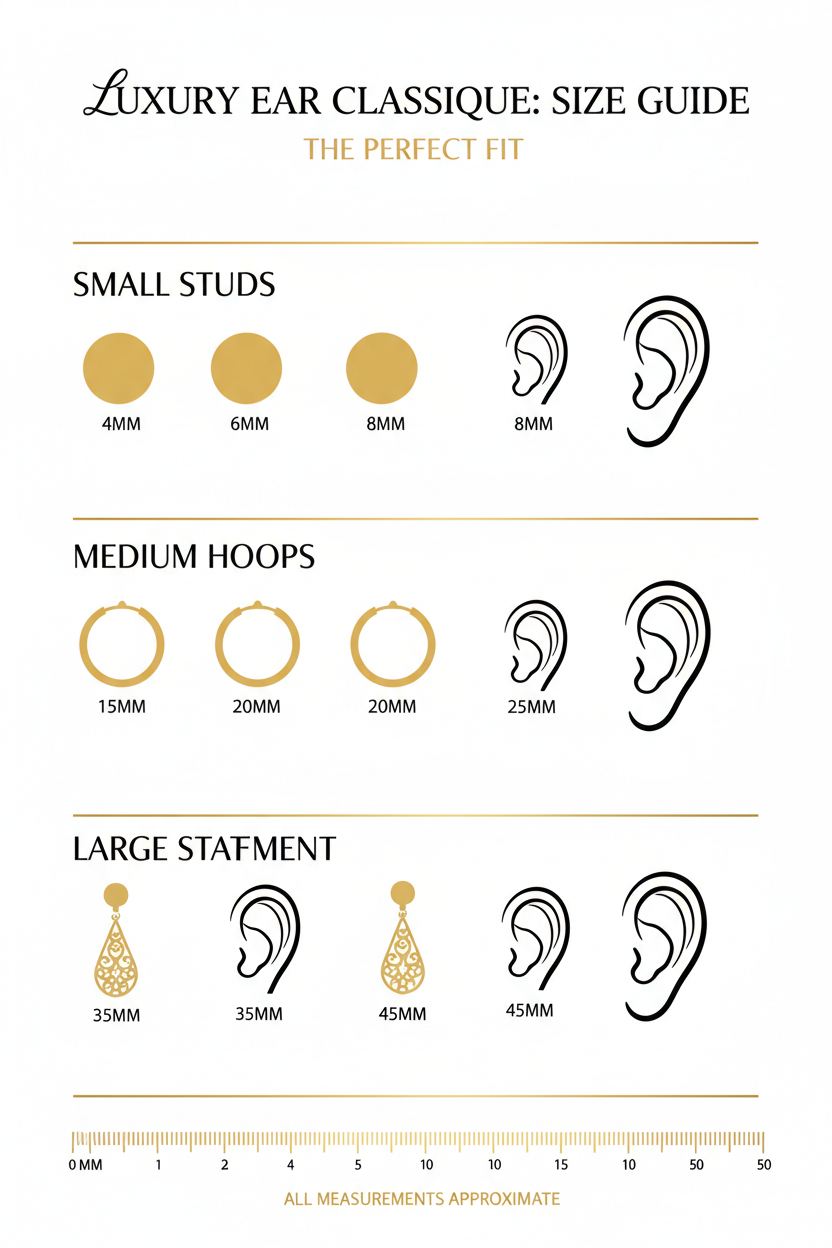 Earrings — Size Guide